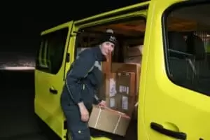 Assistenten des Weihnachtsmannes